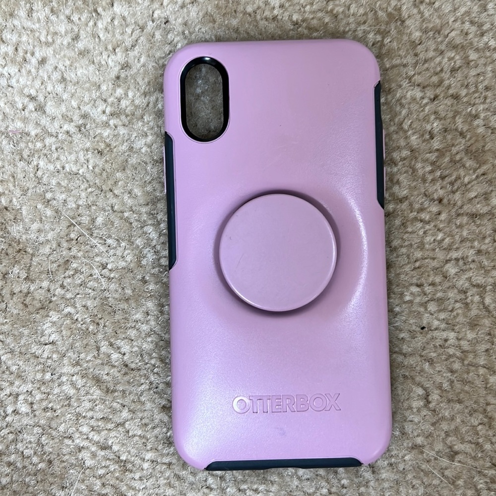 Otter + Pop Otterbox phone case with built in Popsocket for iPhone X and Xs